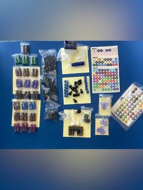 Essential Oils Bottles, Caps, Roller Balls, funnel, Droppers and Stickers